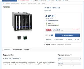 server skříň + 1300W zdroj + Hot swap 10x na čele skříně - 8