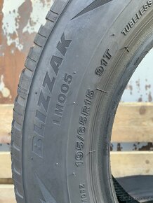 4ks 195/65/15 Bridgestone 2021/91T/zimní 5.9m - 8