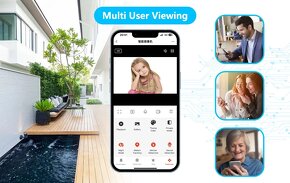 Kamera 5 Mpx, ONVIF, 2.4G 5G WiFi Smart Home IP, PTZ, Tuya - 8