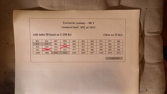 Turistické známky č. 1 - 2635 AKTUALIZACE 17.2.25 - 8