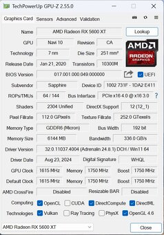 ✅Herní PC i5 8400,RX 5600XT,16 GB RAM,500 GB SSD - 8