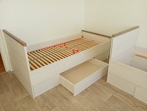 Prodám jednolůžkovou postel Párvatí 90cm x 200cm - 8