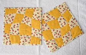 Patchwork podložky / dečky / prostírání - 8