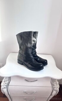 Kožené ankle boots BOUU ( nové bez cenovky) Vel 38 - 8