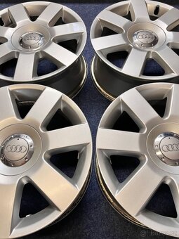 5x100 R16 originál alu Audi - TOP STAV - 8