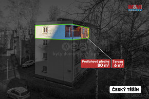 Prodej bytu 3+kk, 80 m², Český Těšín, ul. Sídliště ONV - 8