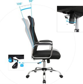 Nové ergonomické kancelářské křeslo - 8