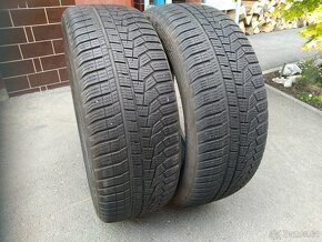 Prodám 2 pěkné zimní gumy Hankook Cept 205/55 R17 DOT 2722 - 8