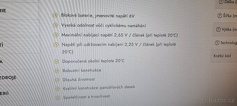 Trakční baterie na fotovoltaiku 28ks + BONUS - 8