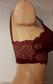 Sexy push up krajková bralet podprsenka 75 B bez kostic - 8