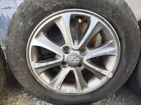 14"letní alu sada 4x100 origo Hyundai i10 Picanto TPMS - 8