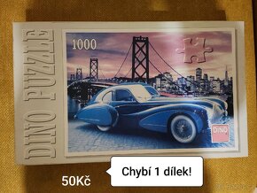 Různé puzzle 500, 1000 dílků - 8