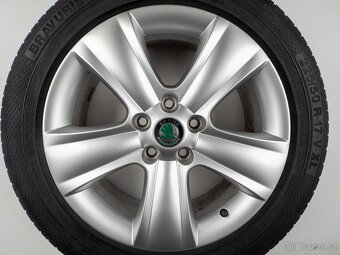 Škoda Yeti - Originání 17" alu kola - Letní pneu - 8