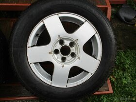 Alu kola 5x100 R15 Pneu 195/65 R15 Zimní - 8