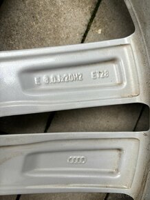 Alu kola Audi Q7 255/50 R20 + zimní gumy Continental - 8