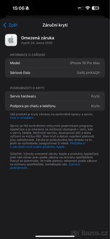 iPhone 16 Pro Max 256GB – Pouštní Titan, 100% Z do 2/2026 - 8