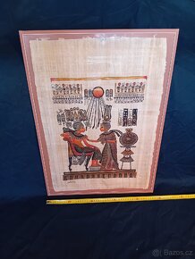 PAPYRUS EGYPT 4 ks ZASKLENO 48 x 68 cm - 8