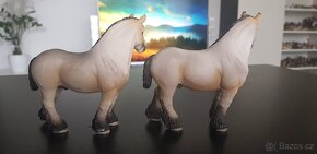 Schleich koně clydesdale, percheron, ardénský kůň, norický - 8