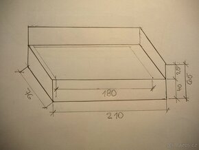 prodám rozkládací pohovku s úložným prostorem - 8