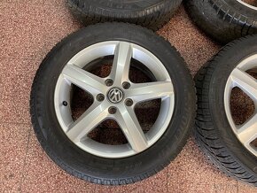 Originál Volkswagen ALU kola 5x112 r16 zimní pneu 6mm - 8