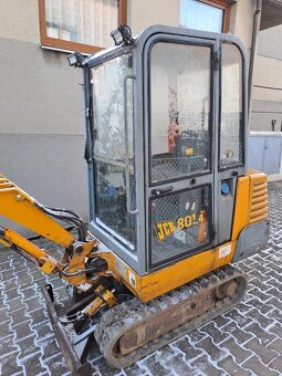 Plně funkční minibagr JCB 801,4 / 1,5t / 3x lžíce / po servi - 8