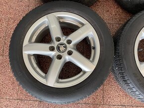 Originální alu kola Volkswagen r16,zimní pneu 5,5mm - 8