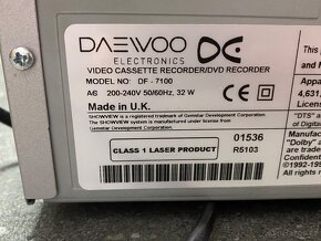 Daewoo DF-7100 videorekordér VHS / DVD rekordér - 8