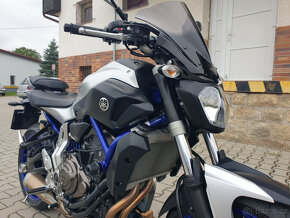 Prodám Yamaha MT-07 RACING BLUE , r. v. 2015,ČR, 14362km - 8