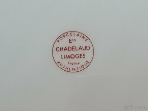 VINTAGE PORCELÁNOVÝ TALÍŘ ETS CHADELAUD LIMOGES FRANCIE - 8