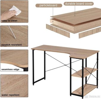 Rohový kancelářský stůl NOVÝ - 8