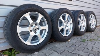 Alu kola 5x112 r16 zimní pneu vw passat b8 alltrack - 8