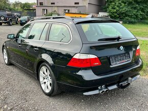 BMW E61 525D 145KW,2007,KŮŽE,XENON,ALU18,PANORAMA,TZ,BEZ RZI - 8