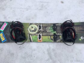 Splitboard GNU 166cm, vázání Spark Burner, pásy G3 a hole - 8