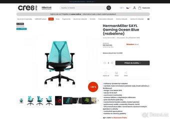 Kancelářská židle Herman Miller Sayl ZÁNOVNÍ - 8