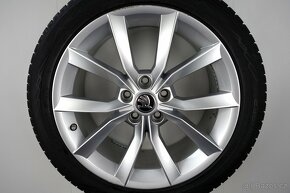 Škoda Superb - Originání 18" alu kola - Zimní pneu - 8