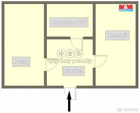Pronájem bytu 1+1, 40 m², Jindřichův Hradec, ul. Jarošovská - 8