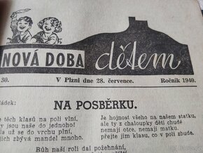 Svázané časopisy Nová doba - Nová mládež 1939 - 1941 - 8