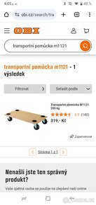 OBI Stěhovací vozík - Transportní pomůcka M1121 200 kg - 8