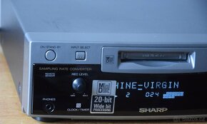 Minidisc deck SHARP MD-R1MKII, mnoho vstupů a výstupů - 8