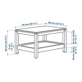 IKEA - HAVSTA konferenční stolek - 8