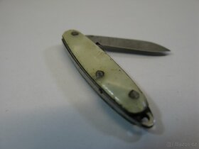 Starý Kapesní Nůž, zavírací, Unikátní Malá velikost - 8