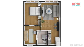 Pronájem bytu 2+kk, 40 m², Kladno, ul. Lacinova - 8