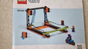 Lego 60340 kaskadéři, výzva nože, top stav - 8