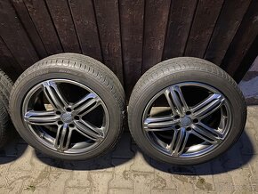 Alu kola Audi Pompei R18 + zánovní letní pneu 245/45/18 - 8