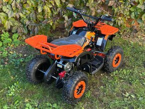 DĚTSKÁ ATV vzor HUMMER 1000W LITHIUM oranž AE004 - 8