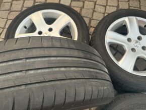 Alu kola Peugeot 4x108 r16 pneu letni 205/55 r16 - 8