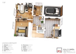 Prodej RD 5+KK (282m2) na pozemku o výměře 392m2 v obci Doln - 8