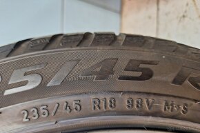 Alu kola R18 5x112 Mercedes + zimní 235/45/19 Pirelli - 8