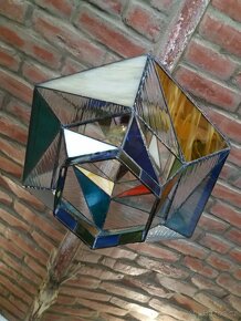 vitrážový lustr UFON - 8