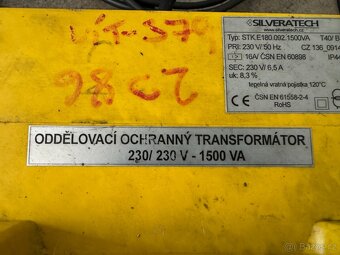 Oddělovací transformátor Slilveratech - 8